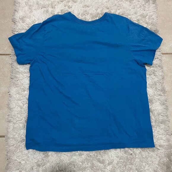 NIKE The Nike Tee Mens XLarge Short Sleeve Blue Logo Tshirt - Picture 6 of 6